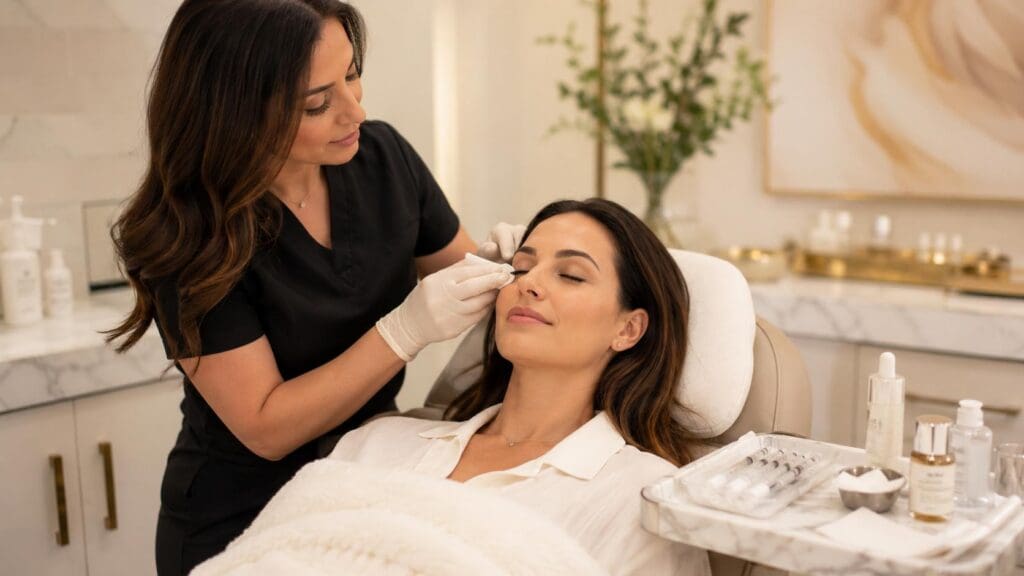 PRF Under-Eye Treatment Process